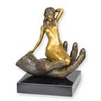 Bronzen Beeld Iphigenia, Ophalen of Verzenden, Mens