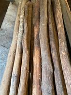 Oude slieten/ronde balken boerderij/daksporen, Doe-het-zelf en Verbouw, Hout en Planken, Ophalen, Gebruikt, Balk, Vuren
