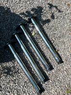 4 Gieffe brevettato tafelpoten verchroomd, Ophalen, Minder dan 50 cm, Gebruikt, 50 tot 100 cm