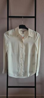 Nieuwe blouse crème/stip (maat 32 H&M), H&M, Beige, Nieuw, Ophalen of Verzenden