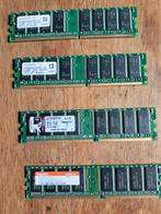 Geheugenbankjes. 3x 512 en 1x 256 MB, Computers en Software, RAM geheugen, Ophalen of Verzenden, Zo goed als nieuw, DDR, Desktop