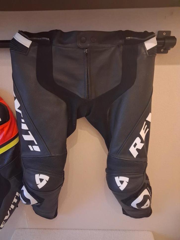 Rev'it Apex lerenbroek, Motoren, Kleding | Motorkleding, Tweedehands, Ophalen