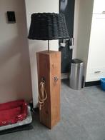 stoere eiken  lamp, Parket, 75 m² of meer, Zo goed als nieuw, Zwart