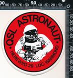 Sticker: QSL Astronaut - Warmond, Verzamelen, Stickers, Overige typen, Ophalen of Verzenden, Zo goed als nieuw