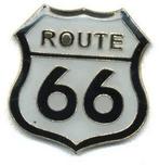 Pin - route 66 - White Shield, Motoren, Kleding | Motorkleding, Overige typen, BadBoyNL, BadBoyNL, Kinderen