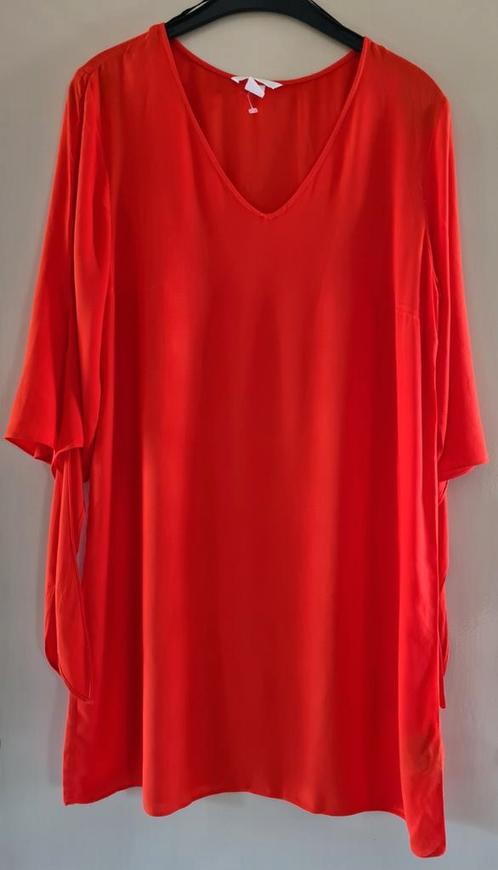"H&M" Oranje tuniek met vlindermouw. Mt. 40. Als nieuw!, Kleding | Dames, Blouses en Tunieken, Zo goed als nieuw, Maat 38/40 (M)