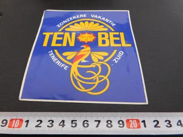 sticker spanje Tenerife zuid TEN BEL zonzekere vakantie  beschikbaar voor biedingen