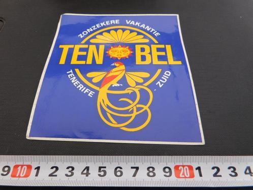sticker spanje Tenerife zuid TEN BEL zonzekere vakantie, Verzamelen, Stickers, Zo goed als nieuw, Bedrijf of Vereniging, Ophalen