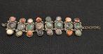 Vintage handgemaakte Afghaanse armband natuurstenen jaspis, Sieraden, Tassen en Uiterlijk, Armbanden, Overige materialen, Overige kleuren