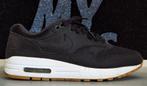 Nike air max 1 - black gum light brown, Verzenden, Zwart, Nike, Sneakers of Gympen