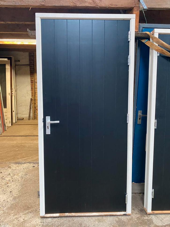 SCHUURDEUR MET KOZIJN (B103,5xH217) NIEUW!, Doe-het-zelf en Verbouw, Deuren en Horren, Nieuw, Buitendeur, 215 cm of meer, 100 tot 120 cm