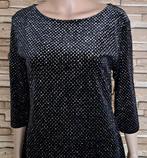 VINTAGE CHIC Feestelijke Jurk, Multicolour Glimmertjes, 38, Maat 38/40 (M), Verzenden, Zwart, Zo goed als nieuw