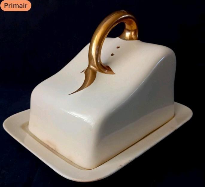 Société Céramique Maastricht Kaasstolp, Antiek en Kunst, Antiek | Servies los, Ophalen of Verzenden