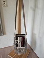 Ibiza tasje, festival tasje suede met patchwork work, Sieraden, Tassen en Uiterlijk, Tassen | Damestassen, Ophalen of Verzenden