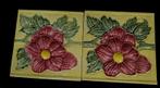 Majolica tiles antieke tegels oude tegels vintage wandtegels, 40 tot 60 cm, Nieuw, Ophalen of Verzenden, Minder dan 5 m²