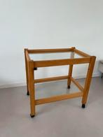 Trolley vintage Ikea - Teie, 50 tot 100 cm, Ophalen of Verzenden, Glas, Zo goed als nieuw