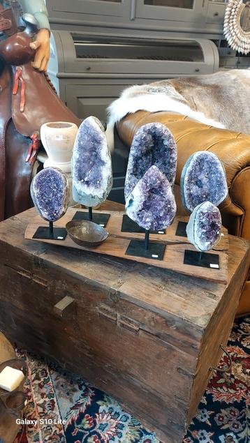 Amethist geode Brazilië bergkristal de goedkoopste !!  beschikbaar voor biedingen
