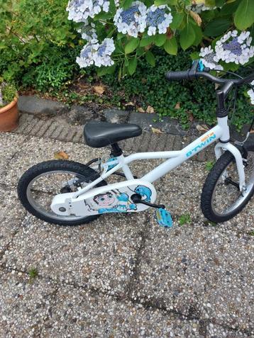 jongensfiets, BTWIN, 16'inch, het handremmen, vandaag € 35,0 beschikbaar voor biedingen