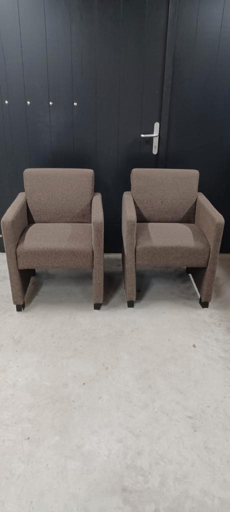 Vintage Ribfluweel Stoelen - Set van 4, €25,- per stuk, Huis en Inrichting, Fauteuils, Stof, Ophalen
