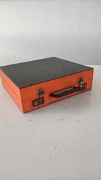 vintage platenkoffer koffer elpees lp's vinyl retro jaren 60, Ophalen of Verzenden, Huis en Inrichting