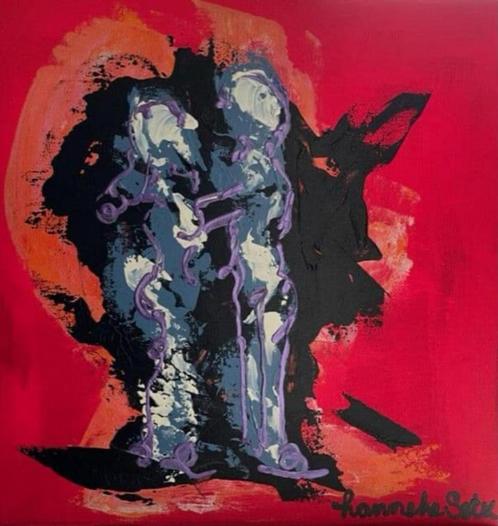 Hanneke Setz, because I love you, nú gereduceerde prijs!, Antiek en Kunst, Kunst | Schilderijen | Modern, Ophalen of Verzenden