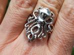 Vanoli 925 zilver ring octopus inktvis maat 16,5 17,25 19,5, Vanoli, Amsterdam, Nieuw, Ophalen of Verzenden