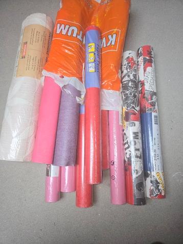 Behangrollen - Rood, Gebloemd, Roze & Motor beschikbaar voor biedingen