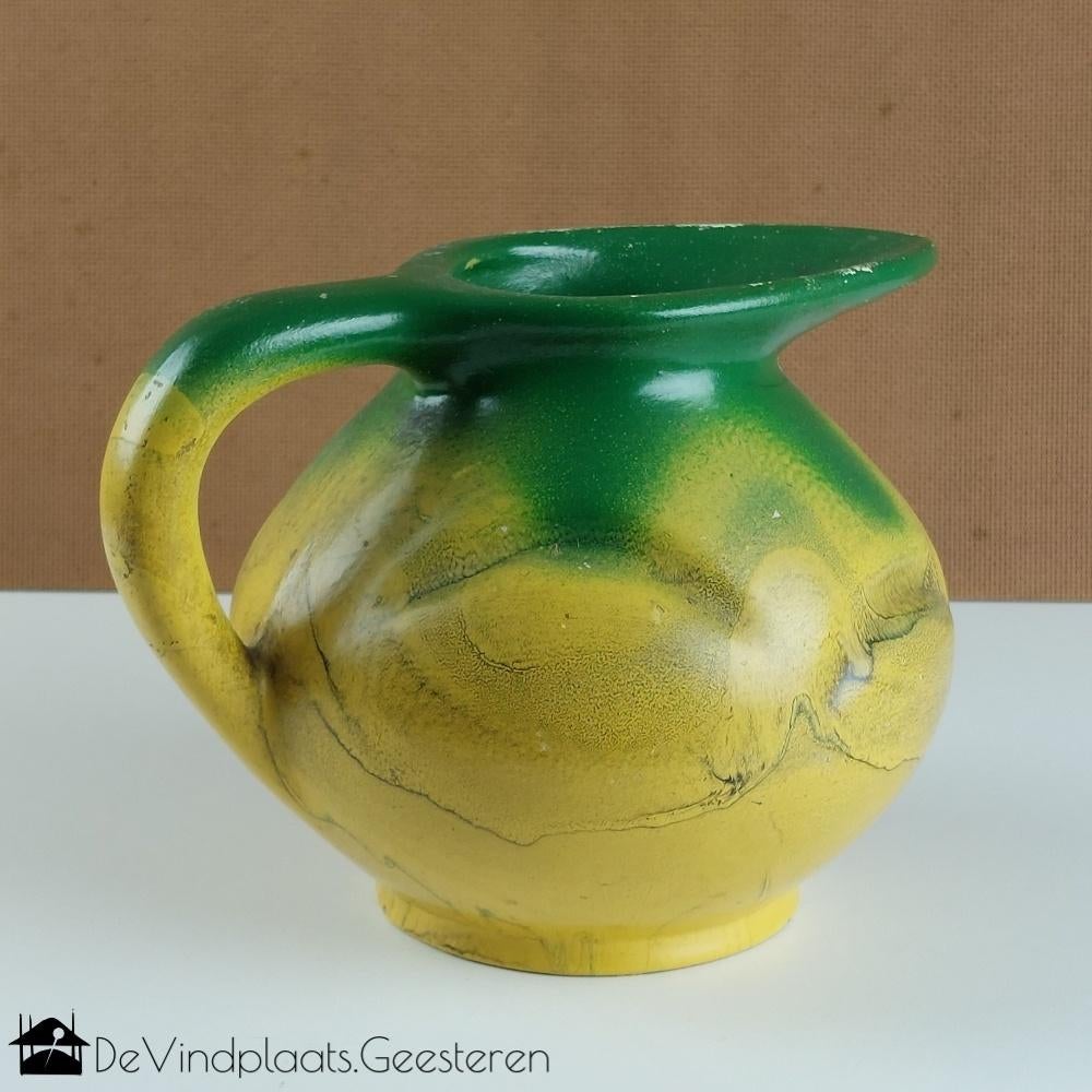 Spuitglazuur snavelvaas of schenkkan, Antiek en Kunst, Antiek | Keramiek en Aardewerk, Ophalen of Verzenden