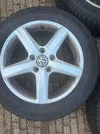 VW Velgen 16 inch met Winterbanden - 5x112, Auto-onderdelen, Banden en Velgen, Ophalen, Gebruikt, 16 inch, Banden en Velgen