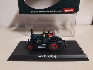 Lanz Eilbulldog cabrio groen 1:43 Schuco. beschikbaar voor biedingen