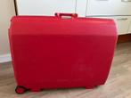 Samsonite koffer rood, Sieraden, Tassen en Uiterlijk, Koffers, Ophalen, Gebruikt, Hard kunststof, Slot