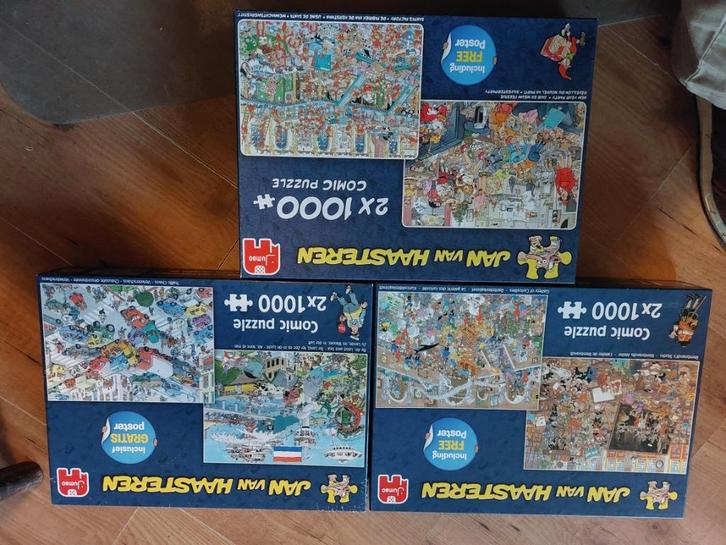 Jan van Haasteren Puzzels, Hobby en Vrije tijd, Denksport en Puzzels, Zo goed als nieuw, 500 t/m 1500 stukjes, Ophalen of Verzenden