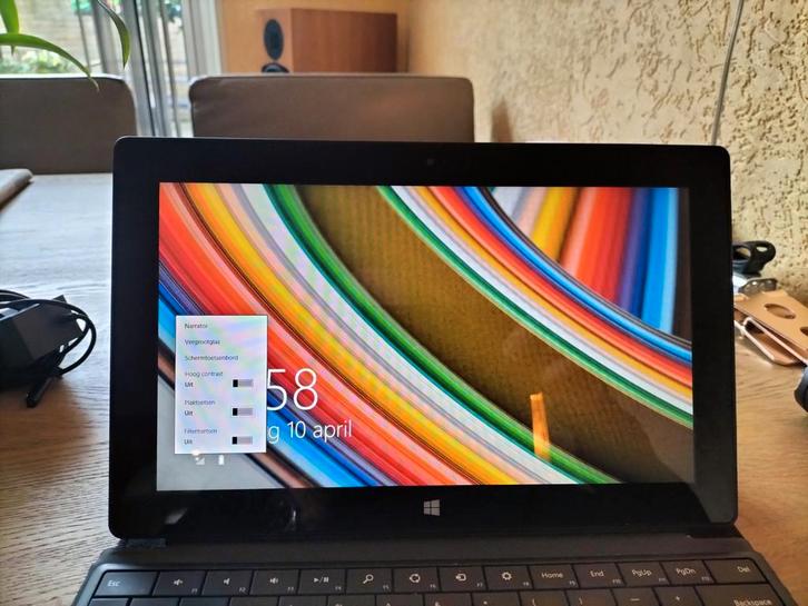 Microsoft Surface RT 32GB met Toetsenbord en Hoes, Computers en Software, Windows Laptops, Gebruikt, 10 inch of minder, SSD, Minder dan 2 Ghz