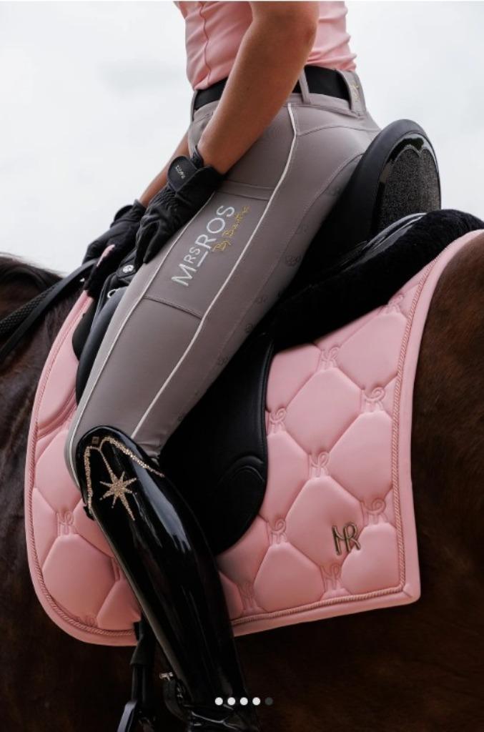 Lightweight Breeches Pink/Grey L - Mrs. Ros BS Collection, Dieren en Toebehoren, Paardrijkleding, Nieuw, Dames, Onderkleding, Overige soorten