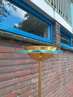 Retro vloerlamp messing en glas van Relco Herda, Ophalen, Zo goed als nieuw, Glas, 150 tot 200 cm