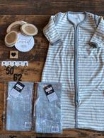 Baby unisex grijze geboorte set slaapzak 50/62 2x kruikenzak, Ophalen of Verzenden, Nieuw, Minder dan 70 cm, Slaapzak
