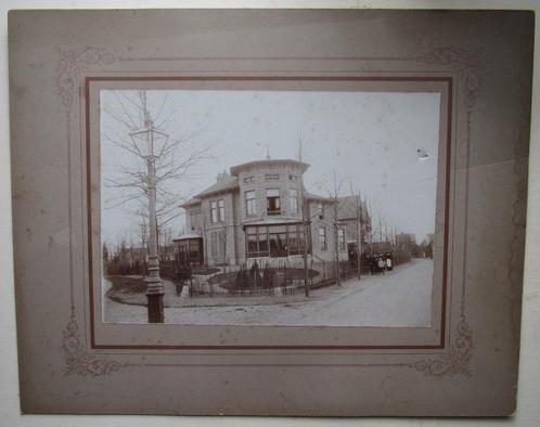 oude foto Bussum Notaris Scheffelaar Klots met oorkonde, Verzamelen, Foto's en Prenten, Zo goed als nieuw, Foto, Overige onderwerpen