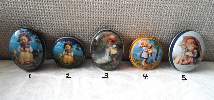 5 verschillende Hummel doosjes. Per stuk 5 euro., Antiek en Kunst, Curiosa en Brocante, Ophalen of Verzenden