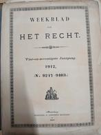 1912 weekblad van het recht 74e jaargang, Ophalen of Verzenden