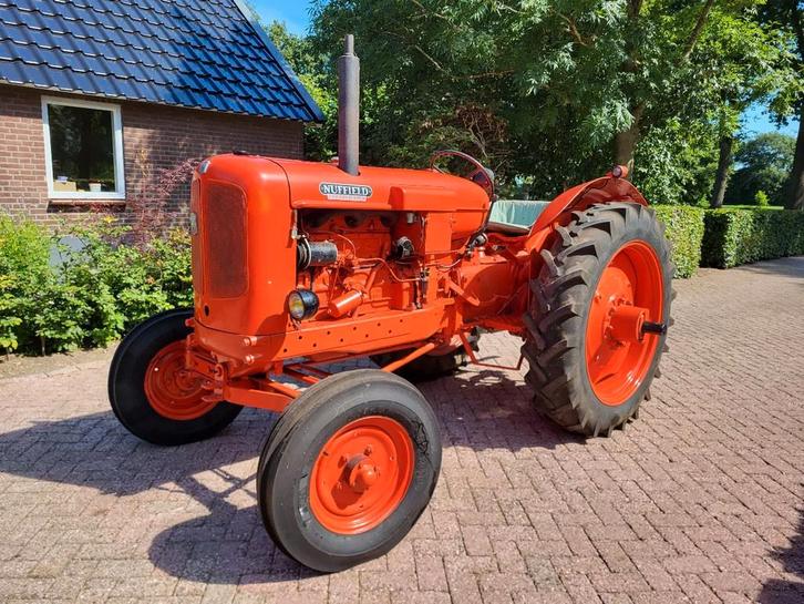 Nuffield 4 DM oldtimer met hef (bj 1960), Zakelijke goederen, Agrarisch | Tractoren, Overige merken, tot 80 Pk, Gebruikt