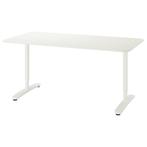 Bureau 160x80CM Ikea Bekant Nieuwprijs 199,-, Ophalen, Zo goed als nieuw, Bureau