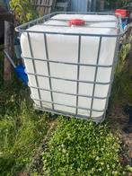 Ibc regenton water opvang paarden volkstuin, Kunststof, Met kraantje, 150 liter of meer, Ophalen of Verzenden