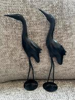Vogel metaal vogels reiger zwart, Antiek en Kunst, Kunst | Designobjecten, Ophalen of Verzenden