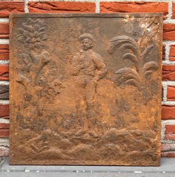 Haardplaat " Manfiguur "  beschikbaar voor biedingen