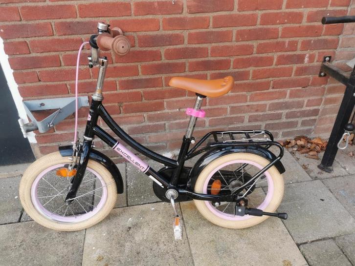 Meisjesfiets 14 inch - Volare Excellent, Fietsen en Brommers, Fietsen | Meisjes, Gebruikt, 14 inch of minder, Handrem, Ophalen