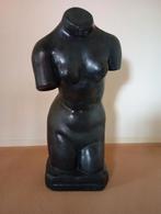 Mooi torso vrouwenbeeld van composiet steen 86 cm, Ophalen of Verzenden