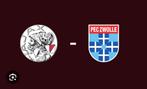 Ajax - PEC Zwolle 1 kaart zuid 2, Tickets en Kaartjes, Losse kaart, Eén persoon, December