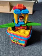 Playskool clippo sticklebricks junior 77-delig, Ophalen of Verzenden, Zo goed als nieuw, Overige merken