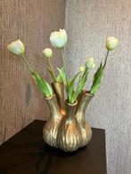 Kunst real touch pioentulpen wit 44cm NIEUW!, Huis en Inrichting, Woonaccessoires | Kunstplanten en Kunstbloemen, Info@flowersbymirjam.nl