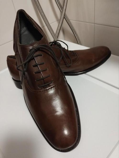Nieuwe Mexx leren herenschoenen maat 44 cognac mocca bruin, Kleding | Heren, Schoenen, Nieuw, Bruin, Ophalen of Verzenden